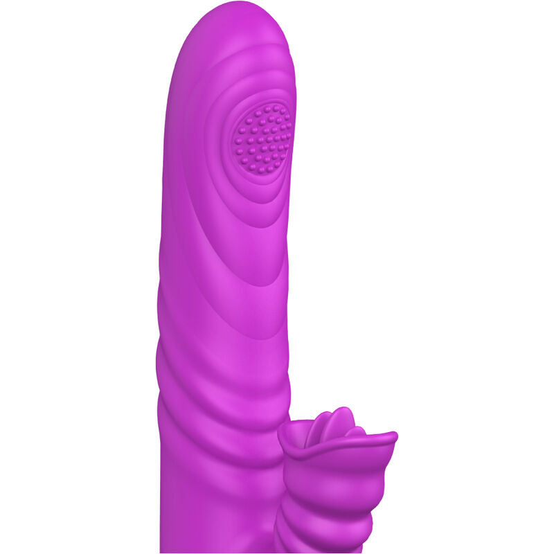 Vibratore Stimolatore Lingua con Calore Armony Angelia — Viola