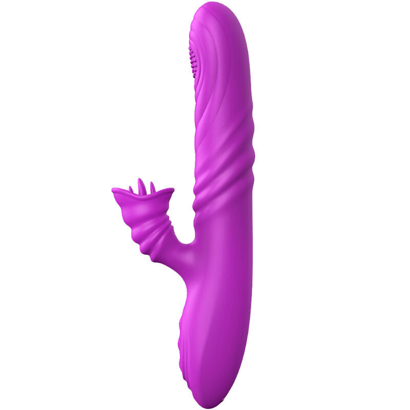 Vibratore Stimolatore Lingua con Calore Armony Angelia — Viola
