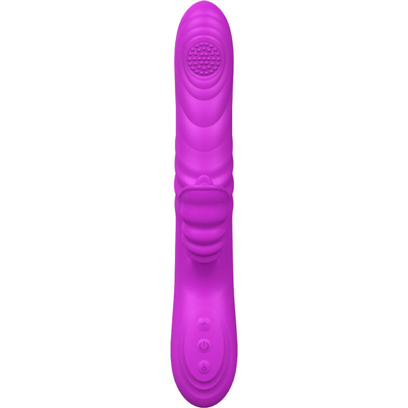 Vibratore Stimolatore Lingua con Calore Armony Angelia — Viola