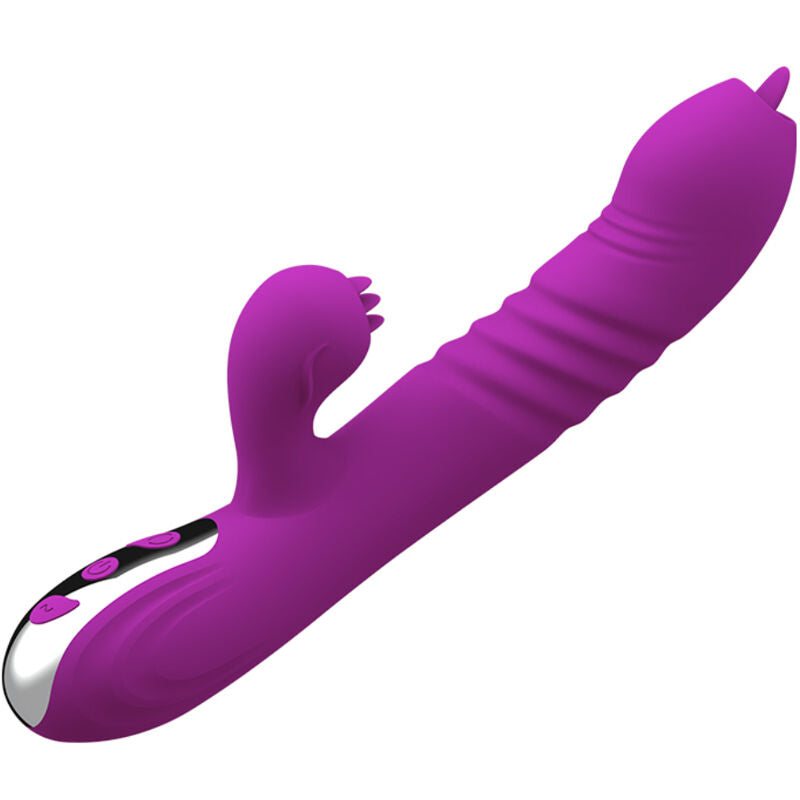 Vibratore Lingua Clitoride Armony Fairy — Effetto Calore, Viola