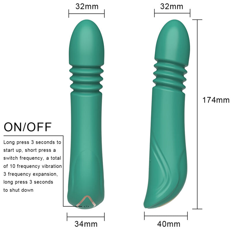 Vibratore Punto G con Spinta Armony G-Spot — 10 Modalità