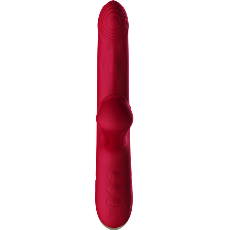 Vibratore con Ventosa Armony Bump — 15 Modalità, Bordeaux