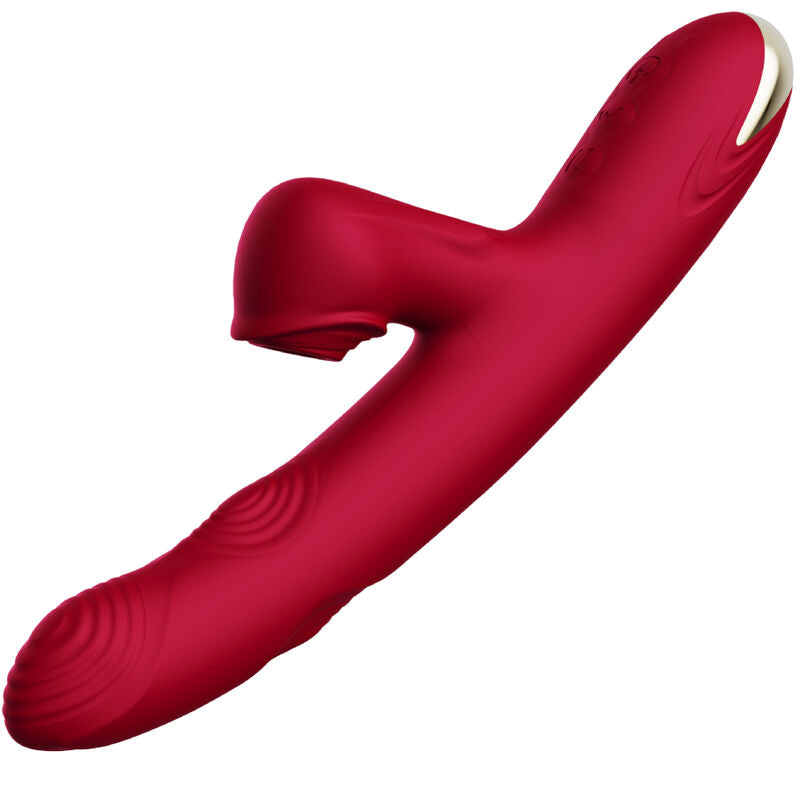 Vibratore con Ventosa Armony Bump — 15 Modalità, Bordeaux