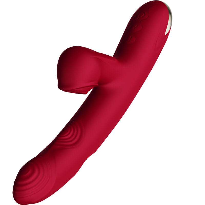 Vibratore con Ventosa Armony Bump — 15 Modalità, Bordeaux