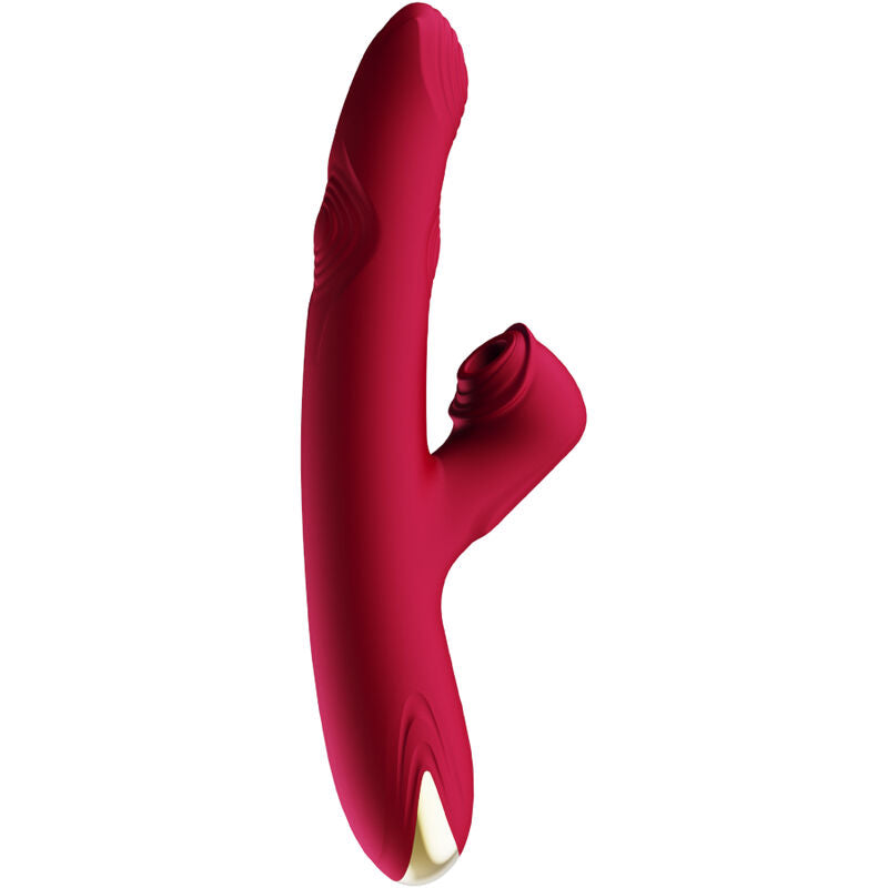 Vibratore con Ventosa Armony Bump — 15 Modalità, Bordeaux