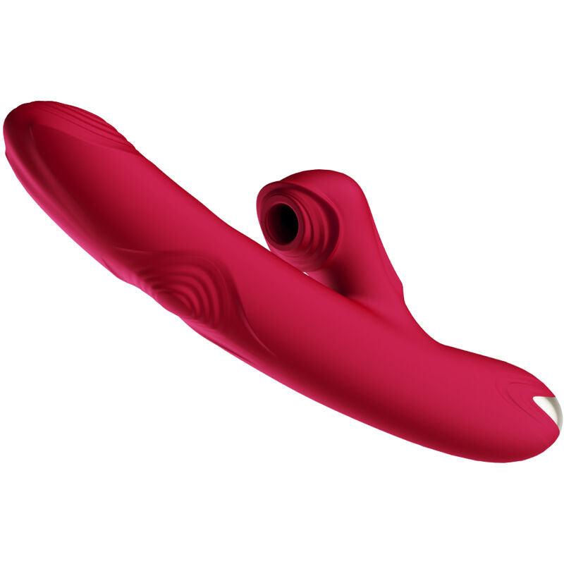 Vibratore con Ventosa Armony Bump — 15 Modalità, Bordeaux