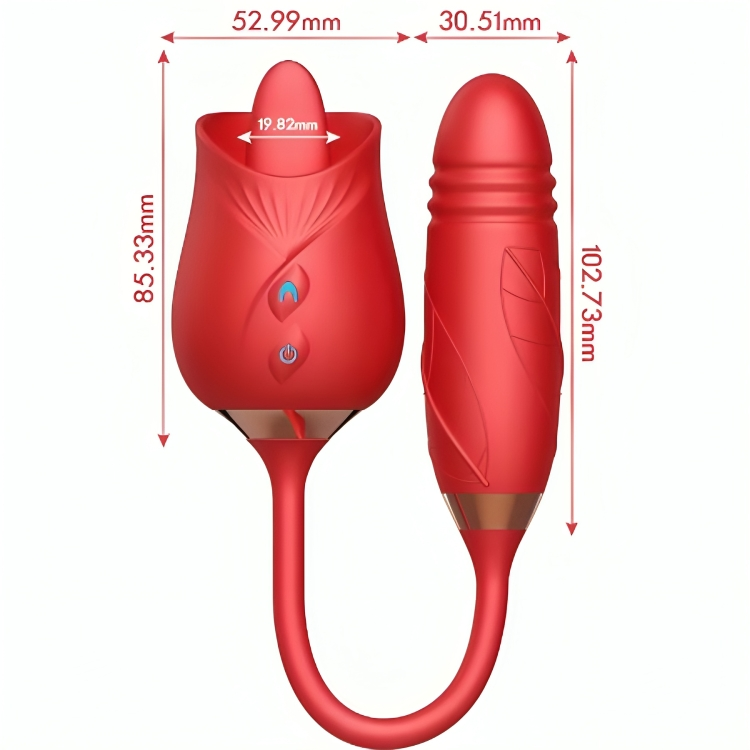 Vibratore con Lingua Stimolante Armony Delight Flower