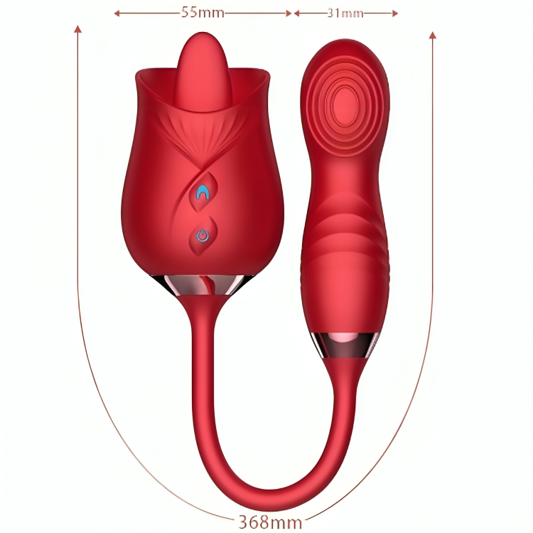 Vibratore con Lingua Armony Delight Flower — 10 Modalità