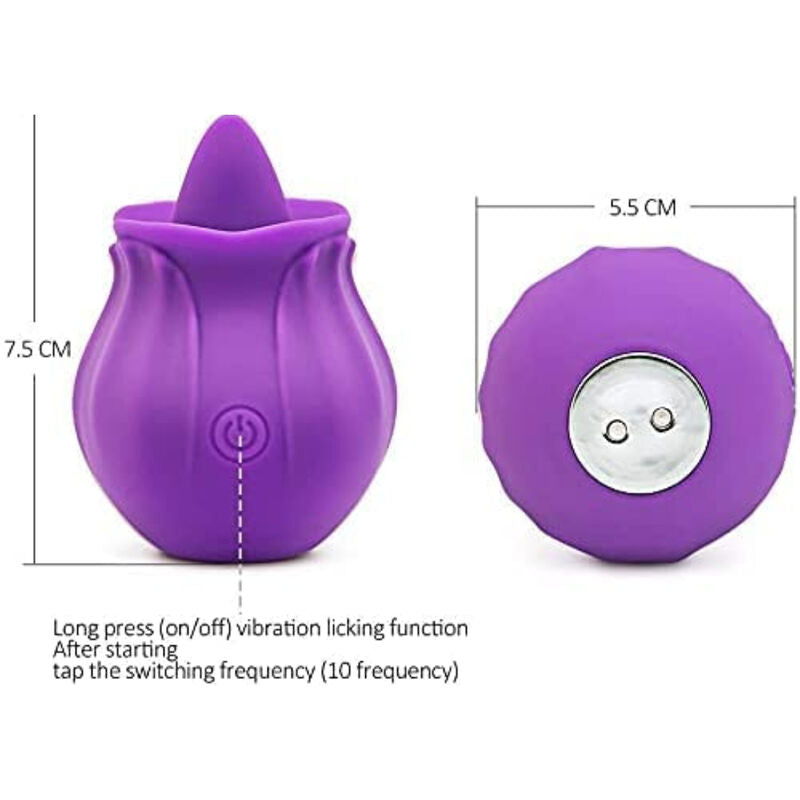 Stimolatore Vulvare con Lingua Armony Fig — 10 Modalità