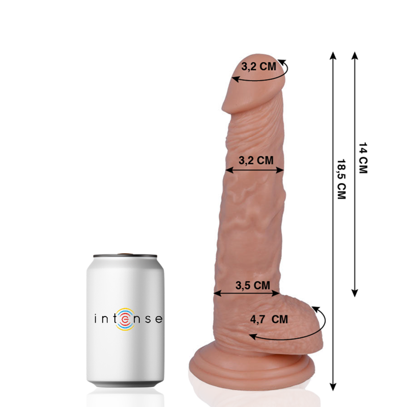 Dildo Realistico Mr. Intense 13 — 18.5 x 3.2 cm
