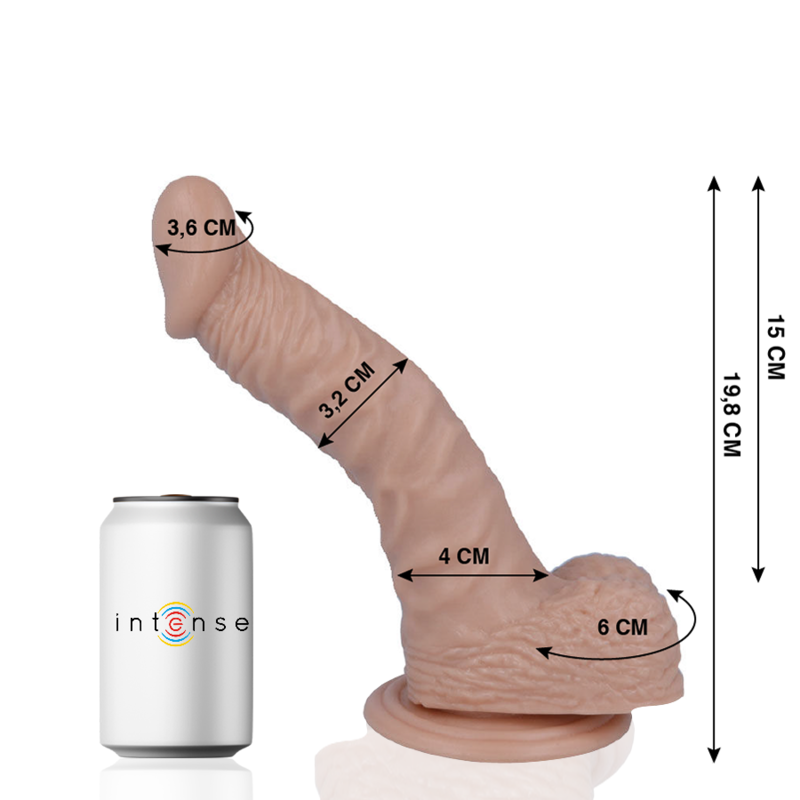 Dildo Realistico Mr. Intense 18 — 19,8 x 3,2 cm