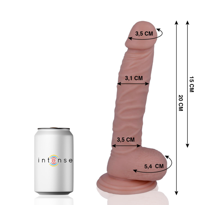 Dildo Realistico Mr. Intense — 20 cm, Ø 3.1 cm