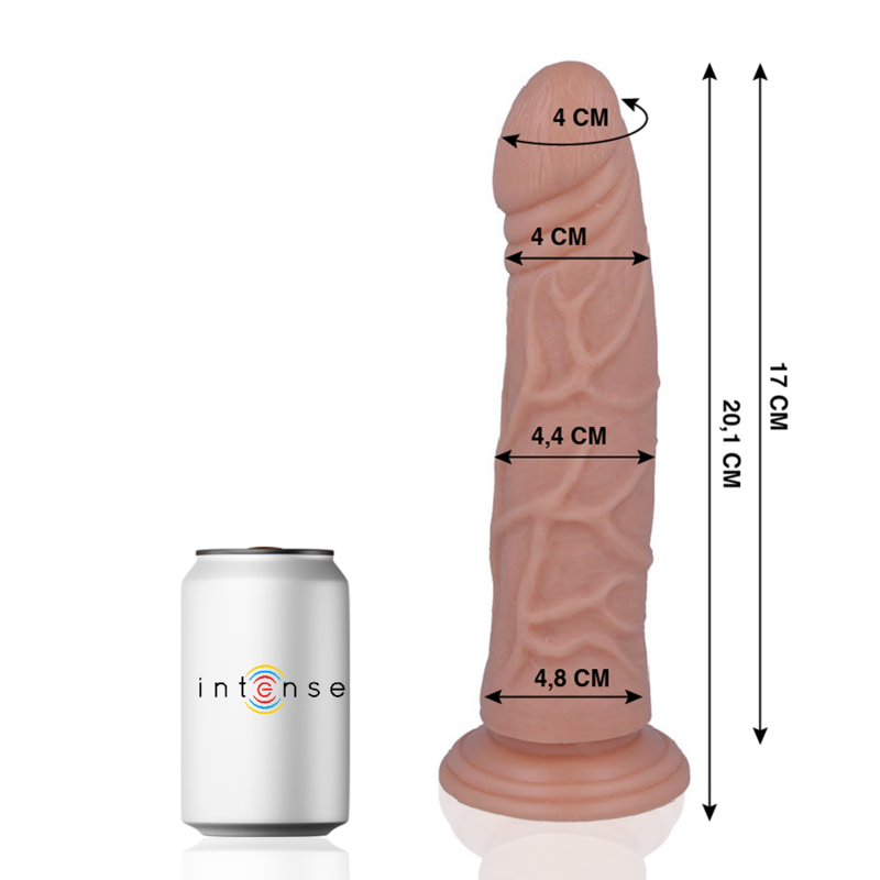 Dildo Realistico Mr. Intense 22 — 20 cm, PVC Ipoallergenico