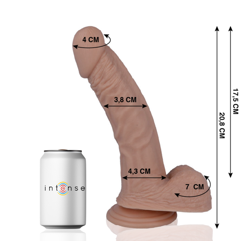 Dildo Realistico Mr. Intense 23 — 20,8 x 3,8 cm