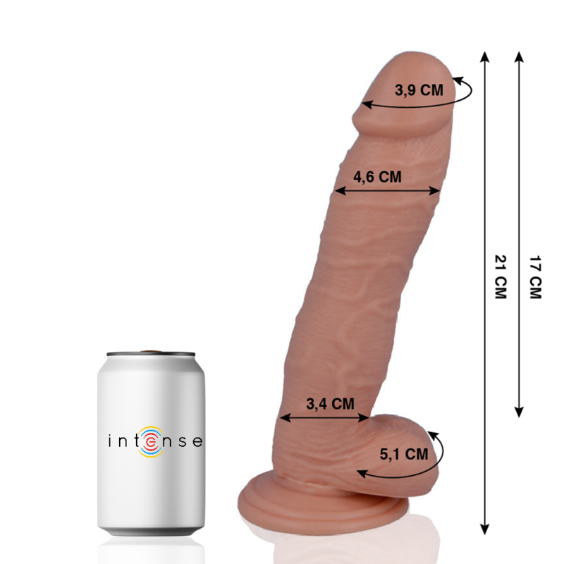 Dildo Realistico Mr. Intense 24 — 21 cm x 4,6 cm
