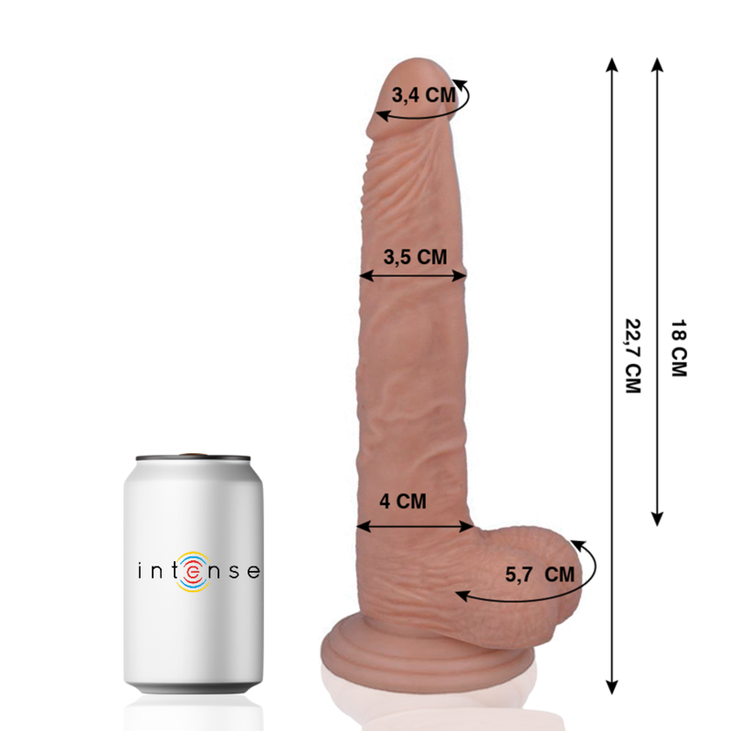 Dildo Realistico Mr. Intense N°29 — 22,7 x 3,5 cm