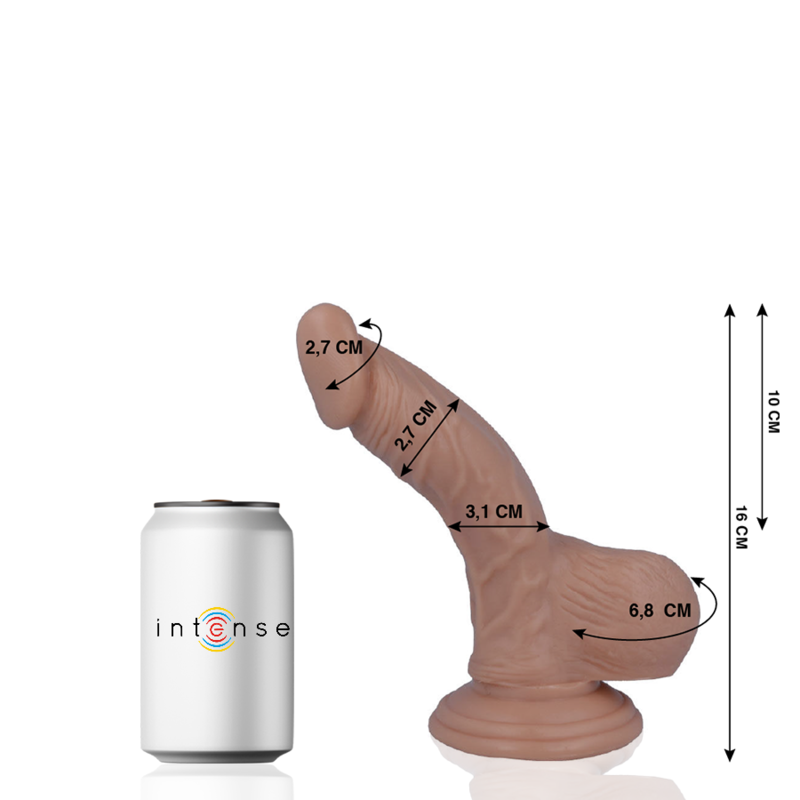 Dildo Realistico Mr. Intense — 16 cm x 2,7 cm