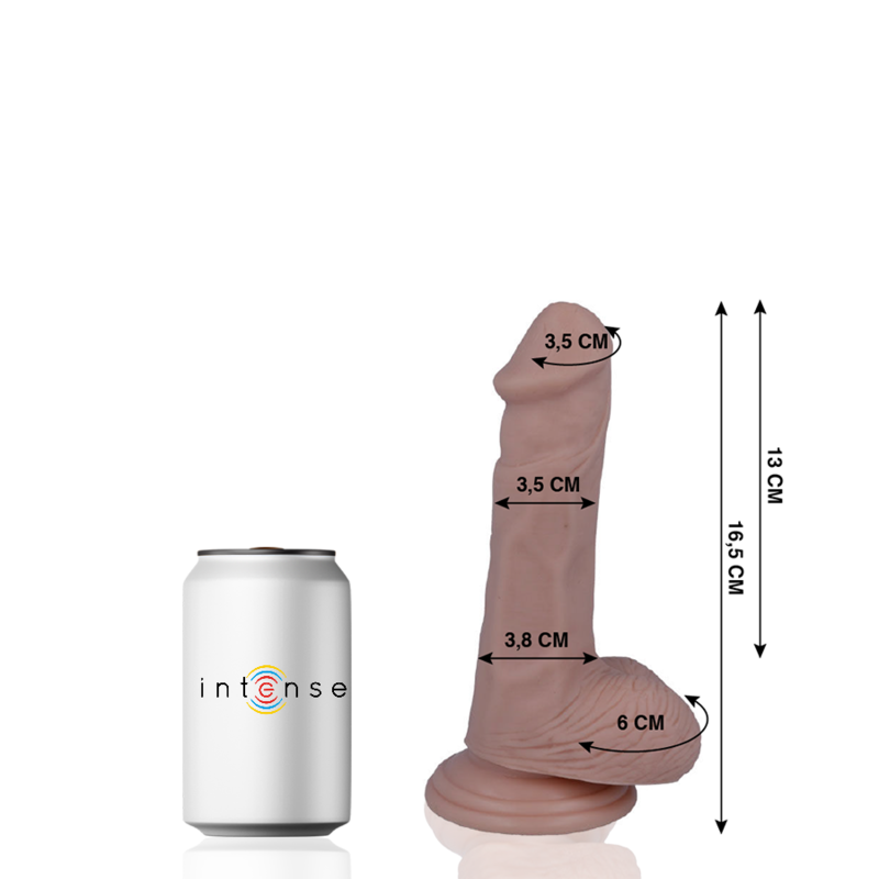 Dildo Realistico Mr. Intense n°5 — 16,5 x 3,5 cm