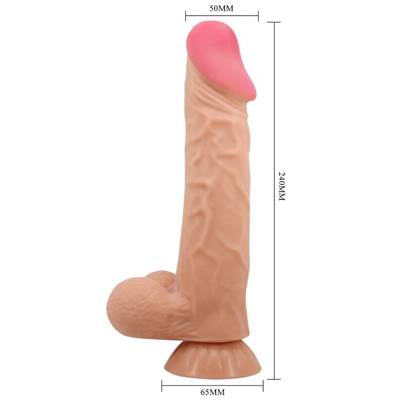 Dildo Realistico Vibrante Pretty Love Sliding Skin — 24 cm