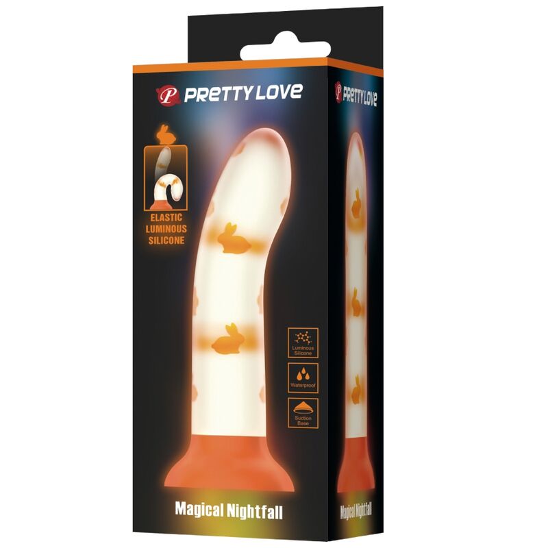 Dildo Realistico Luminoso Pretty Love Nightfall — Silicone