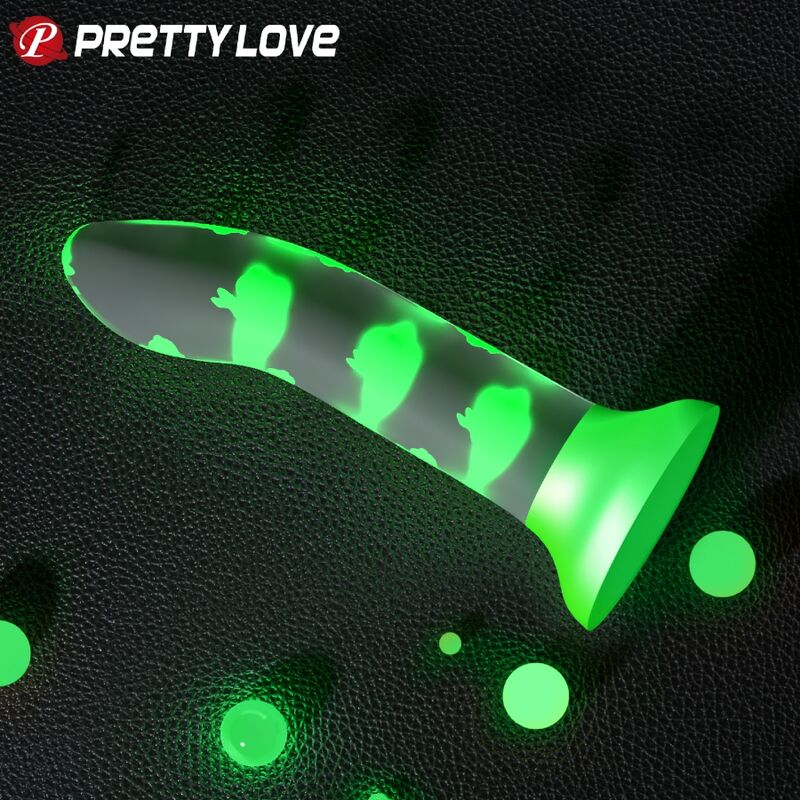 Dildo Realistico Luminoso Pretty Love Nightfall — Silicone Verde