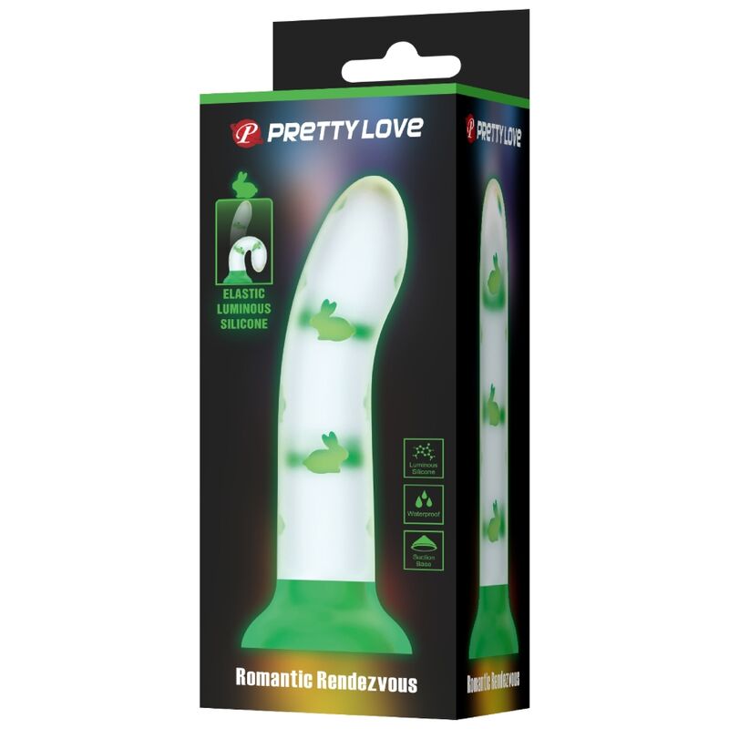 Dildo Realistico Luminoso Pretty Love Nightfall — Silicone Verde