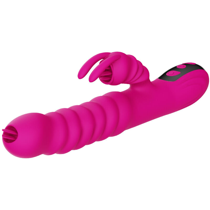 Vibratore Rabbit Multifunzione Armony Double Tongue — Effetto Calore