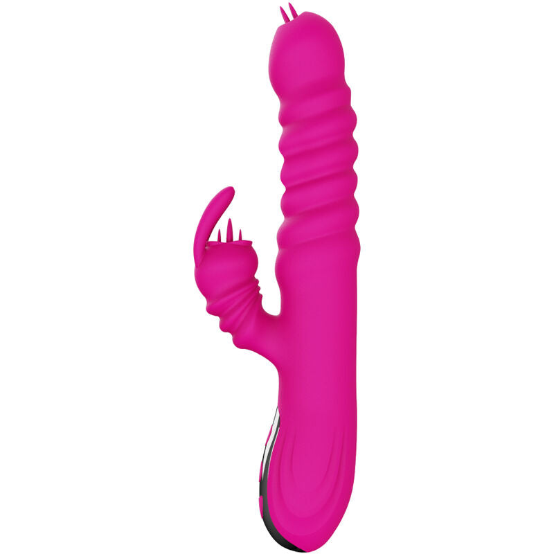 Vibratore Rabbit Multifunzione Armony Double Tongue — Effetto Calore