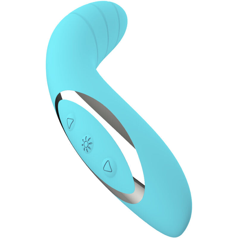 Vibratore Flessibile Armony Elizabeth — Silicone, Blu