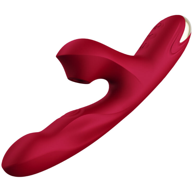 Vibratore con Ventosa Armony Bump 2 — 15 Modalità, Bordeaux