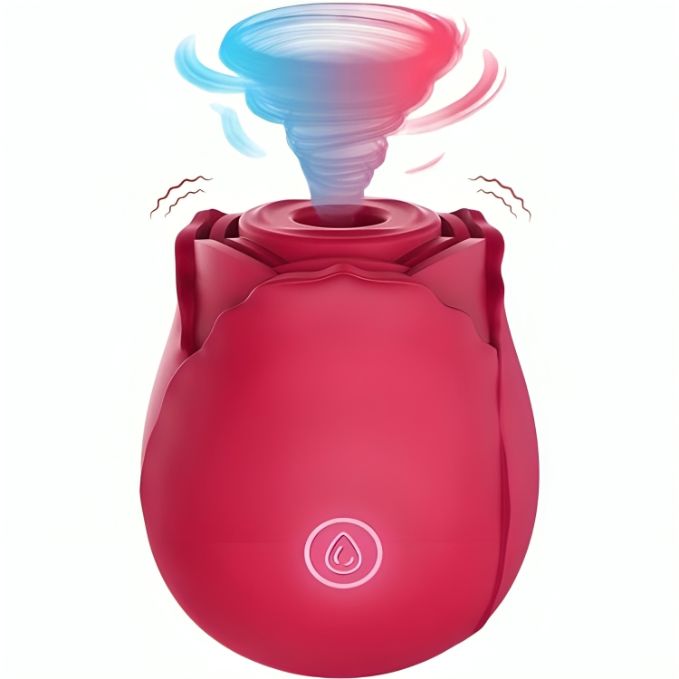Succhia Clitoride Armony Delight Flower — 10 Modalità, Rosso