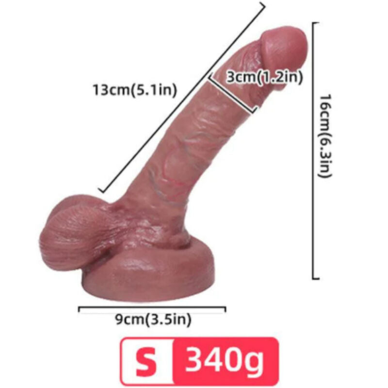 Dildo Realistico in Silicone Liquido Armony — 13 cm