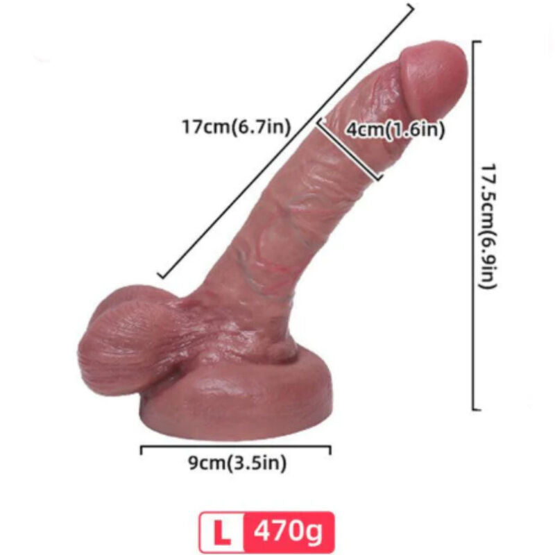 Dildo Realistico in Silicone Armony — 17 cm, Ø 3,5 cm