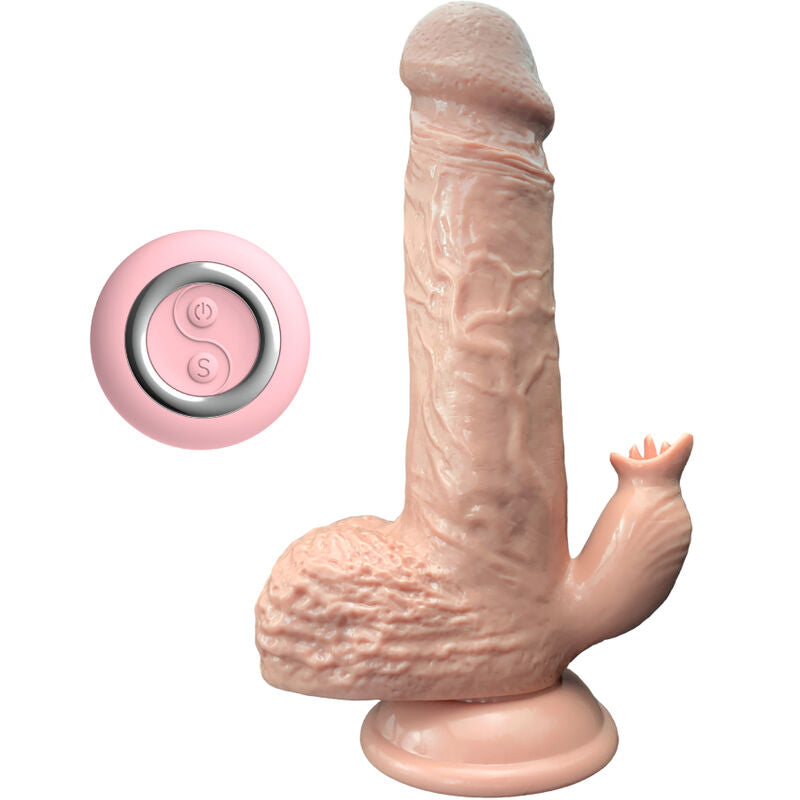 Dildo Realistico Vibrante con Spinta Armony — Lingua, 19 cm