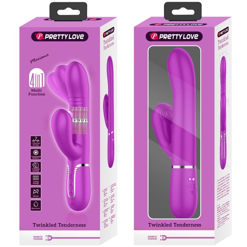 Vibratore Rabbit Punto G Pretty Love Flirtation — 7 Modalità