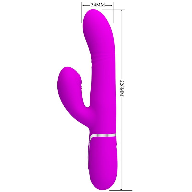 Vibratore Rabbit Punto G Pretty Love Flirtation — 7 Modalità