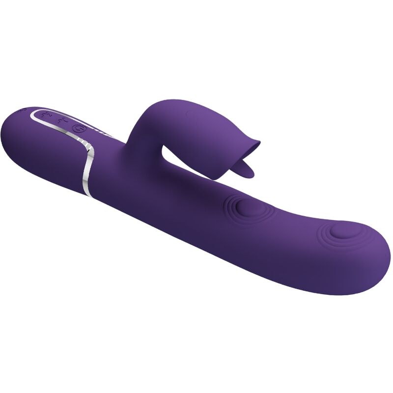 Vibratore Rabbit con Lingua Pretty Love — 7 Modalità