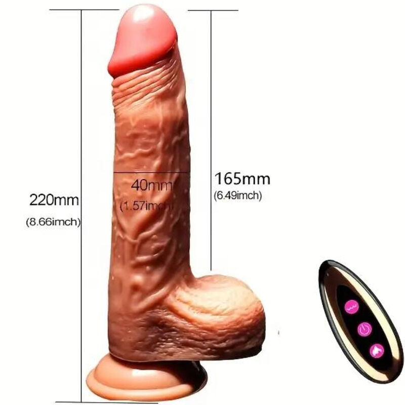 Dildo Realistico Vibrante con Telecomando Armony — 22,5 cm
