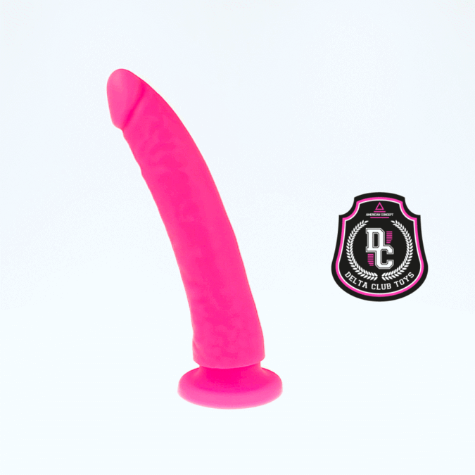 Dildo in Silicone Medicale Delta Club — 17 cm, Rosa