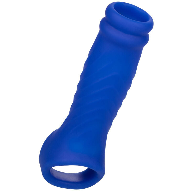 Guaina Fallica con Anello Calexotics Admiral Wave — Silicone Blu