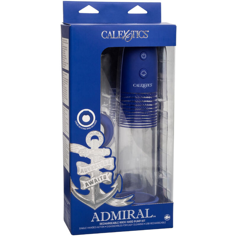 Pompa Pene Automatica Ricaricabile Calexotics Admiral Kit