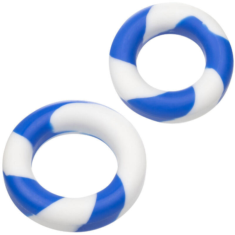 Anello Fallico Calexotics Admiral 2 Ring Set — Silicone, 2 Misure