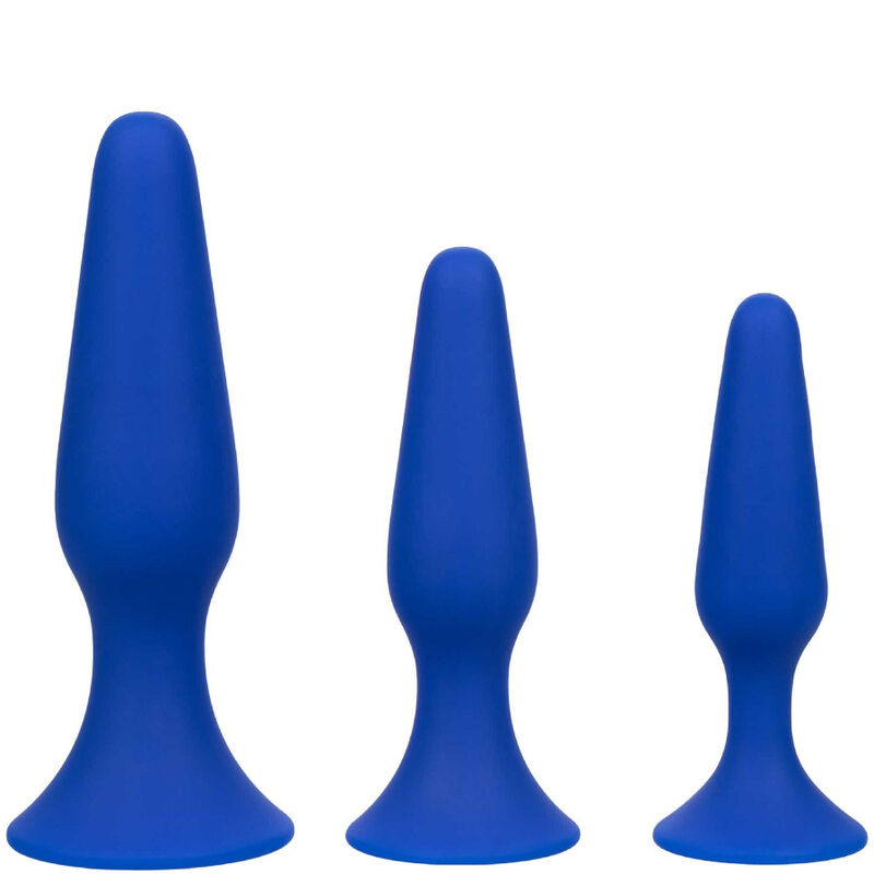 Kit Plug Anale Graduato Calexotics Admiral — 3 Pezzi, Silicone
