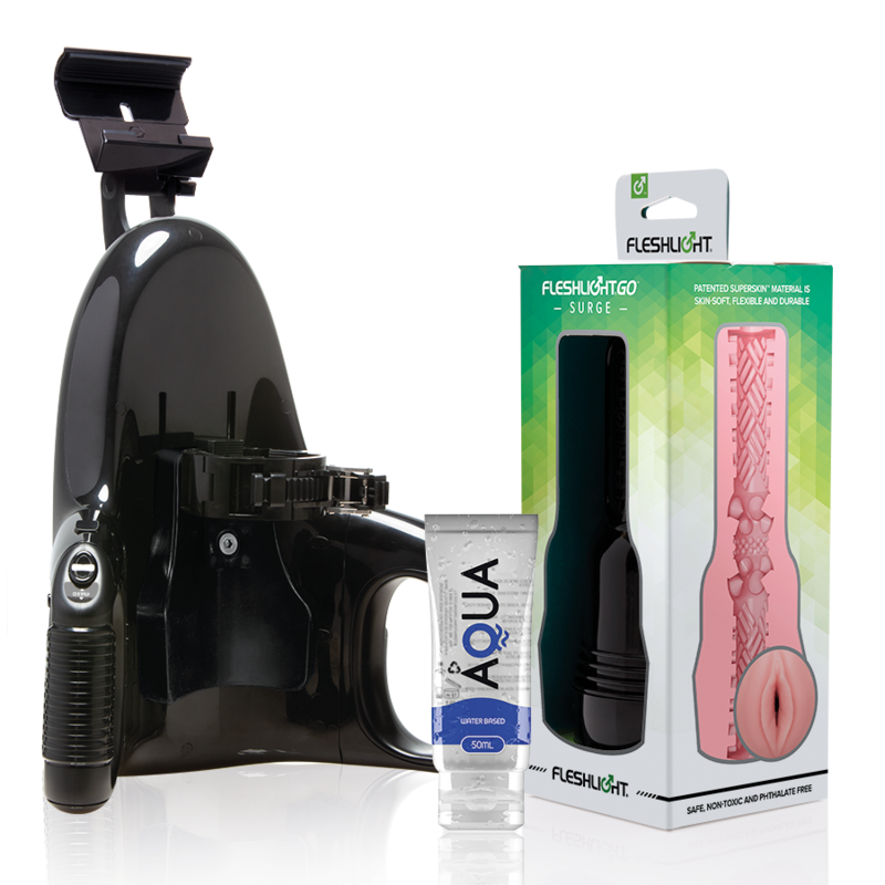 Kit Masturbatore Maschile Fleshlight Go Pink Lady Surge — 50 ml