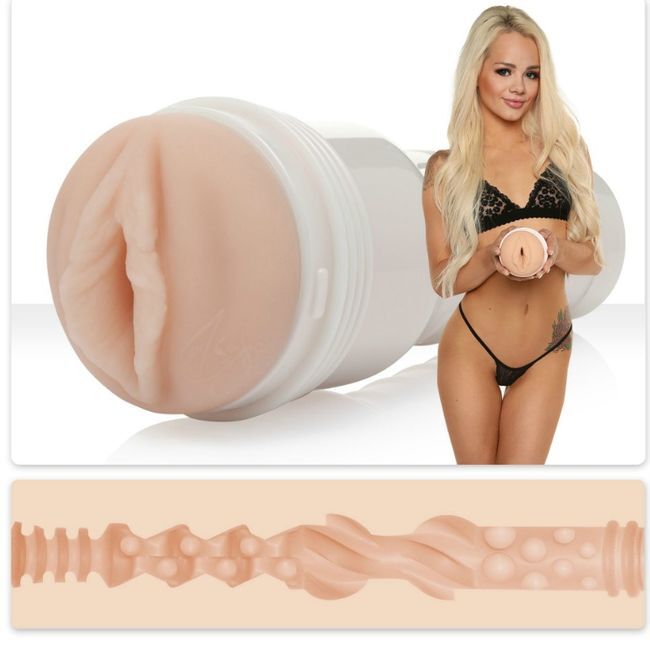 Masturbatore Maschile Fleshlight Elsa Jean Vagina Tasty — Kit