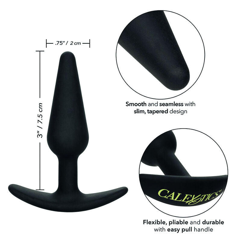 Plug Anale Slim Calexotics Boundless — Flessibile, Base Ergonomica