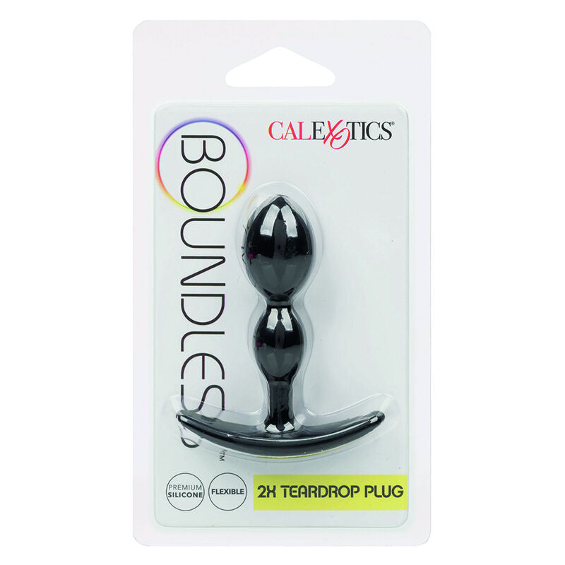 Plug Anale a Goccia Calexotics Boundless 2X — Flessibile