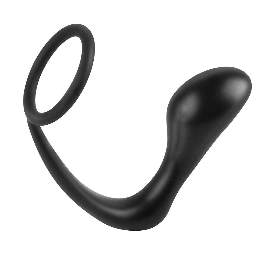 Anello Fallico con Plug Anale Anal Fantasy Ass-Gasm — Silicone