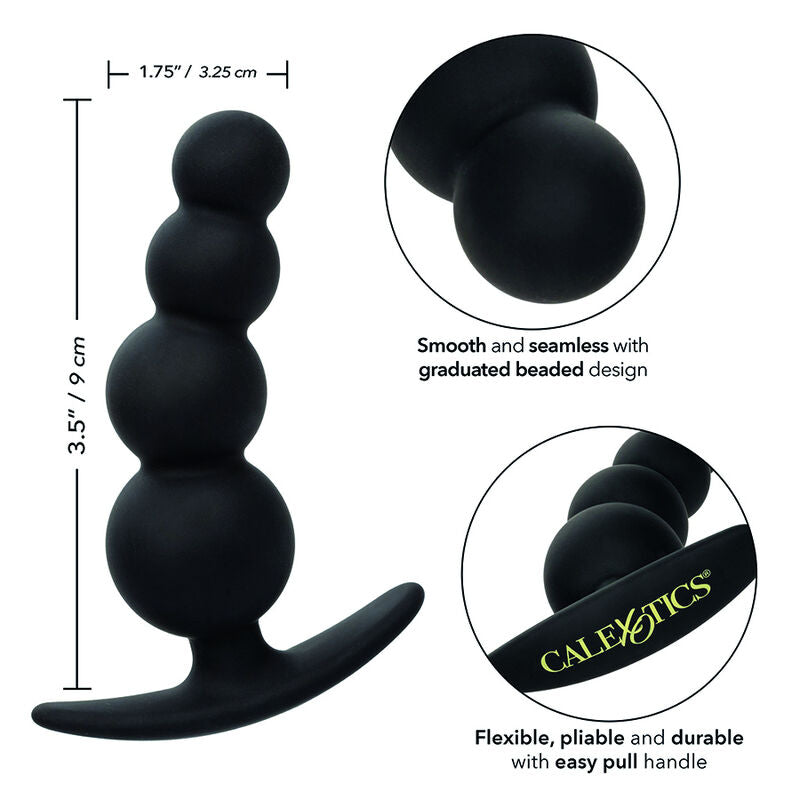 Plug Anale con Perline Graduate Calexotics Boundless
