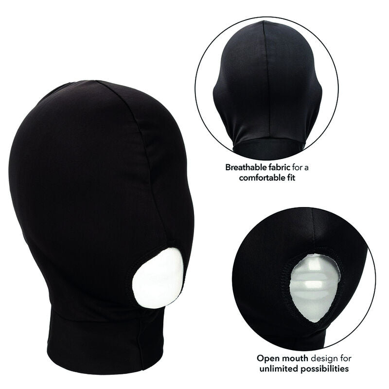 Cappuccio BDSM Bocca Aperta Calexotics Boundless — Tessuto Elastico